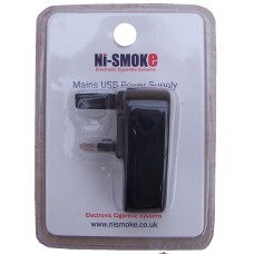 Mains USB Power supply unit for NiSmoke rechargable batteries
